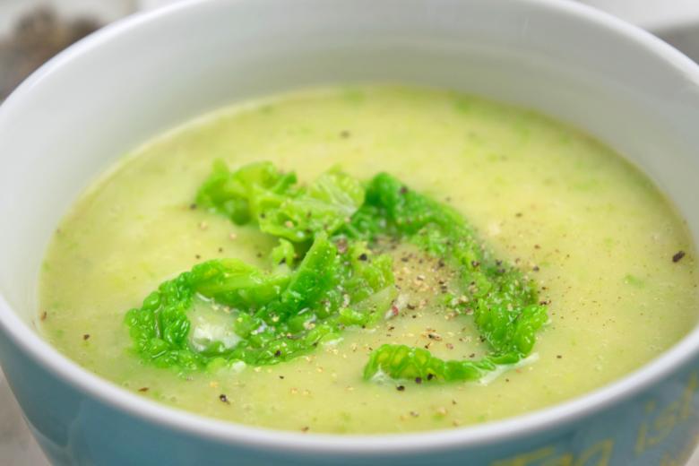 Krautstiel-Kartoffelsuppe