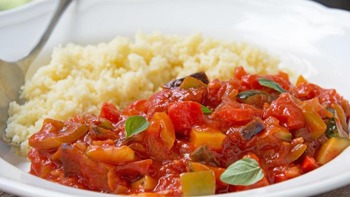 Ratatouille-Hirse-Pfanne