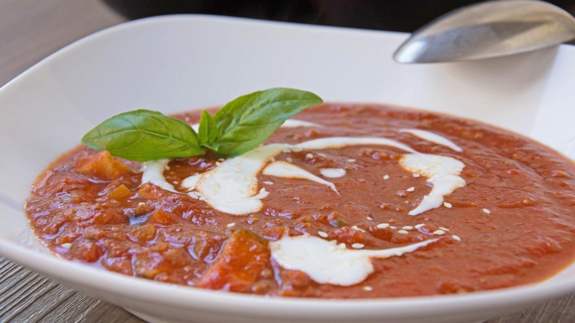 Auberginen-Sesam-Suppe - Rezept