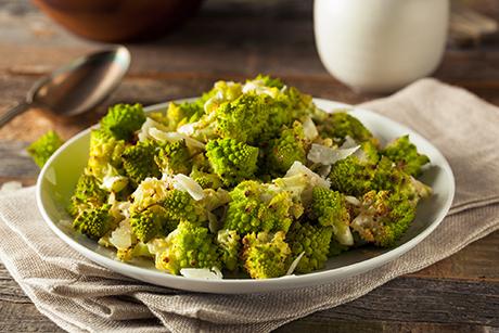 Romanesco, gebraten