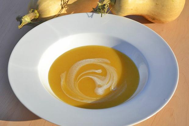 Pastinaken-Kürbissuppe