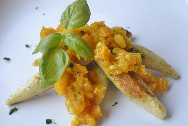 Schupfnudeln mit Kürbiscurry