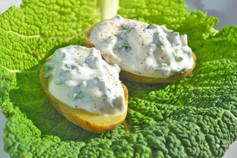 Kartoffeln mit Wirzfüllung