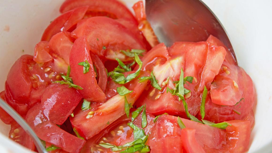 fruchtig frischer Tomatensalat