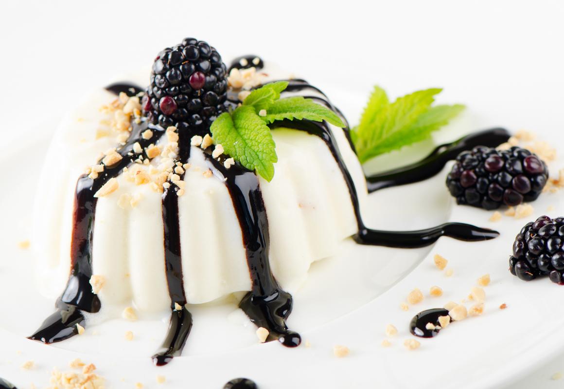 Süsses Puddingdessert