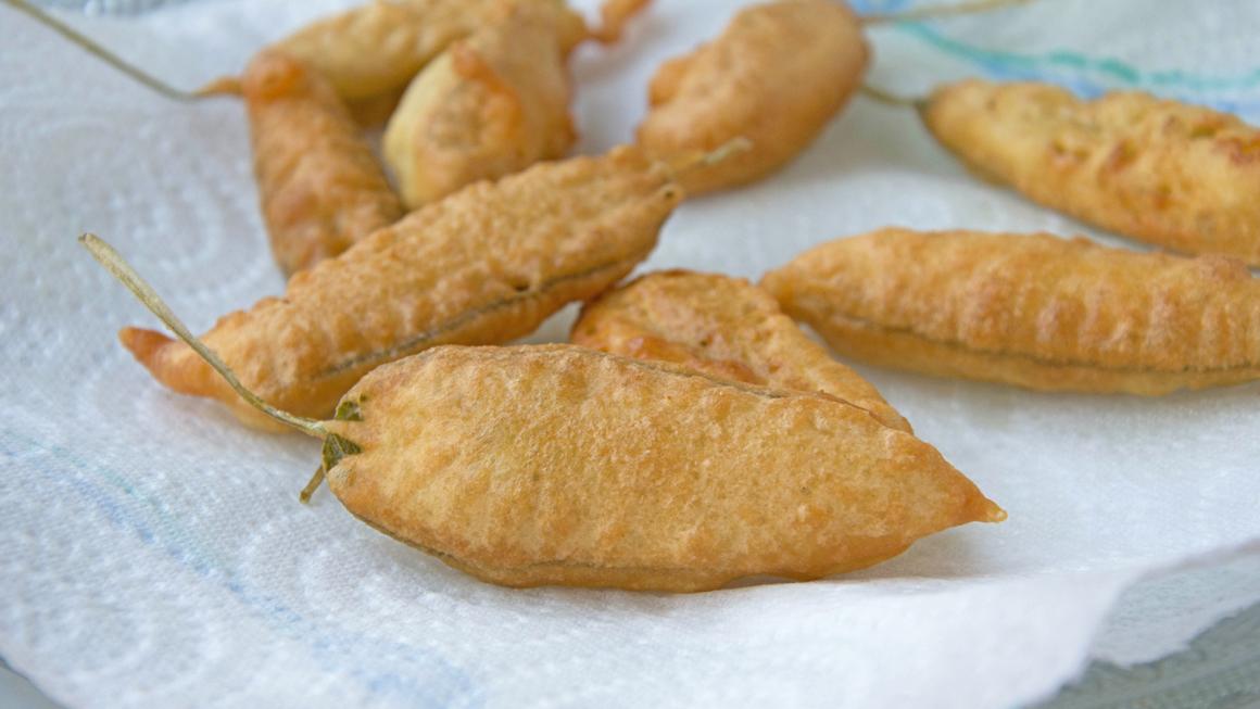 Frittierte Salbeiblättchen