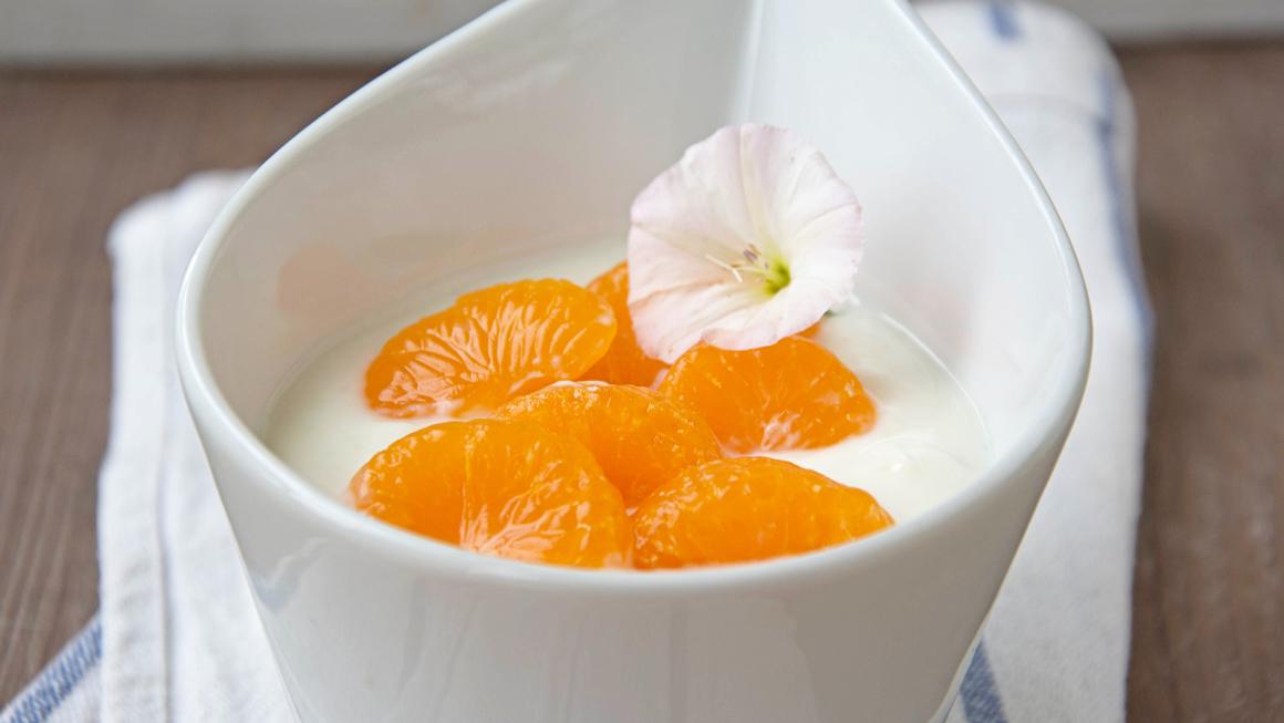 Fruchtige Mandarinencreme