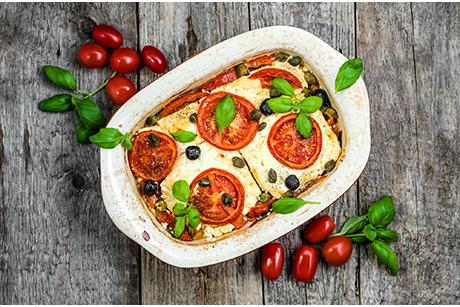 Käsegratin mit Schafskäse