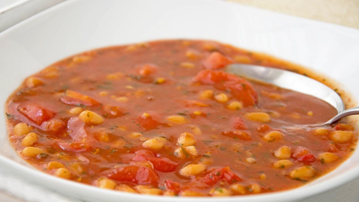 Bohnen-Tomaten-Suppe
