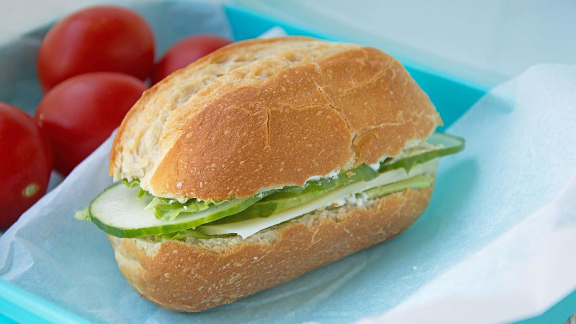Käse-Gurken-Sandwich - Rezept