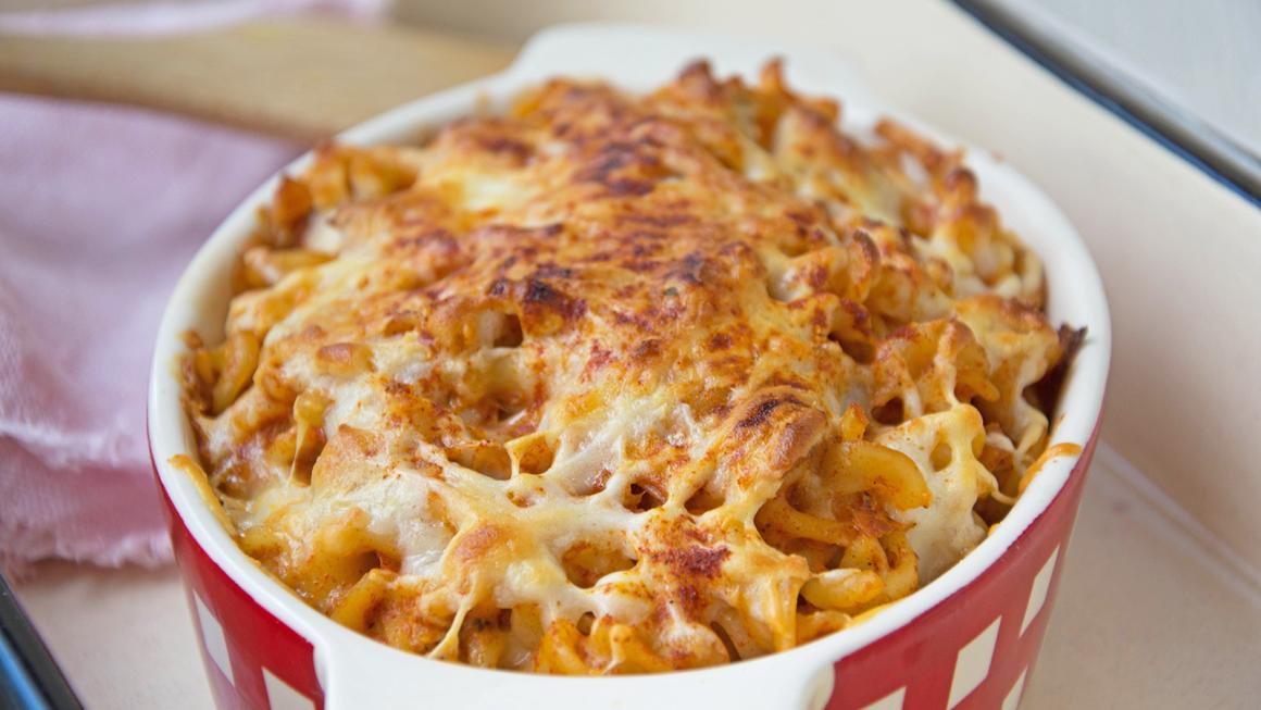 Nudelauflauf mit Paprika - Rezept