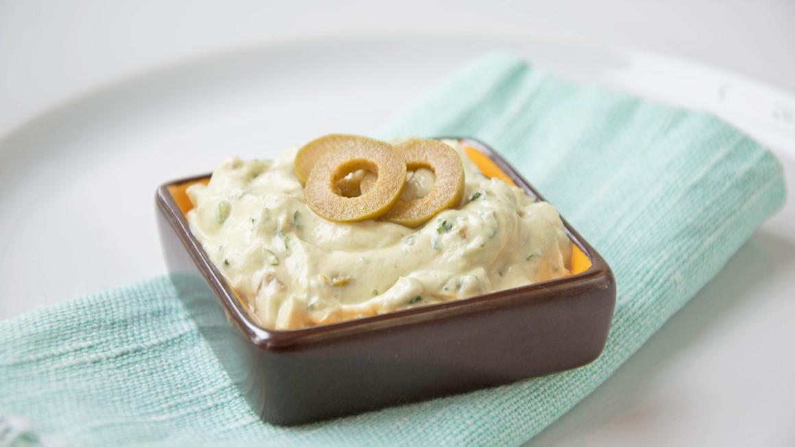 Oliven-Quark-Dip