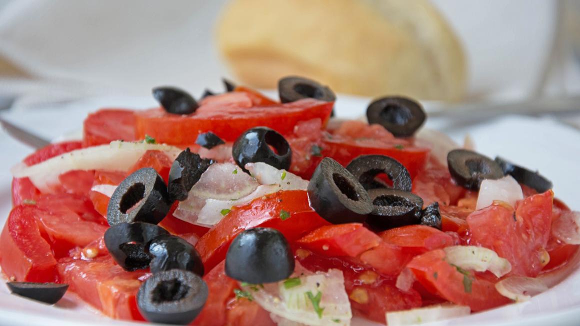 Arganöl-Tomatensalat