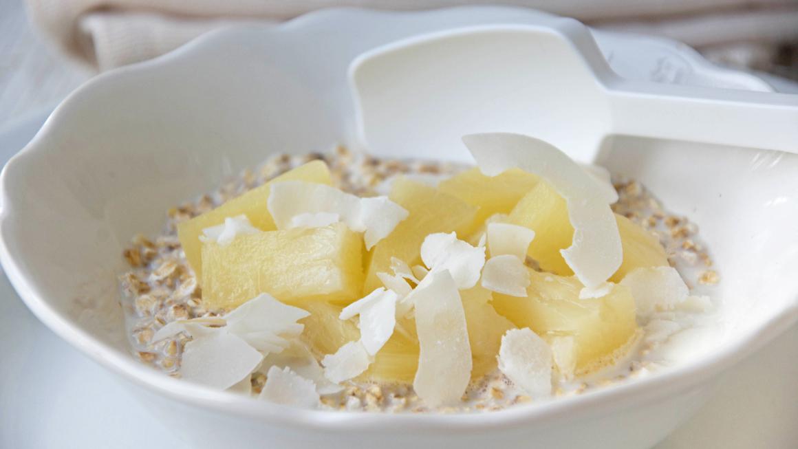 Kokosmilch-Ananasmüesli