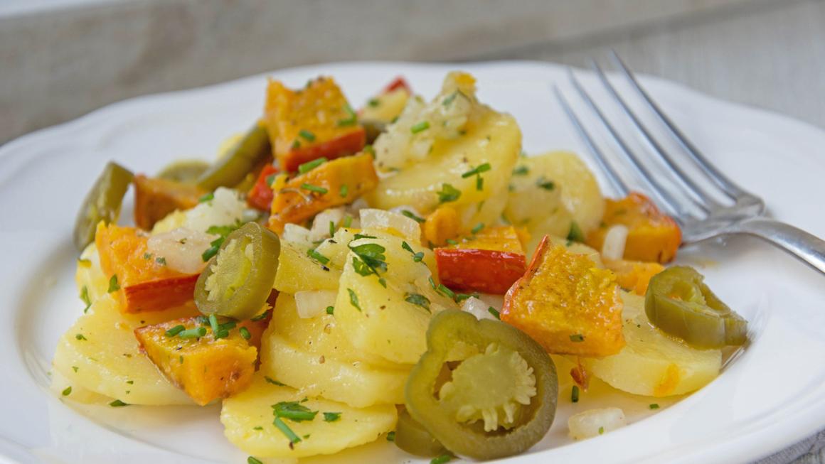 Kürbis-Kartoffel-Salat