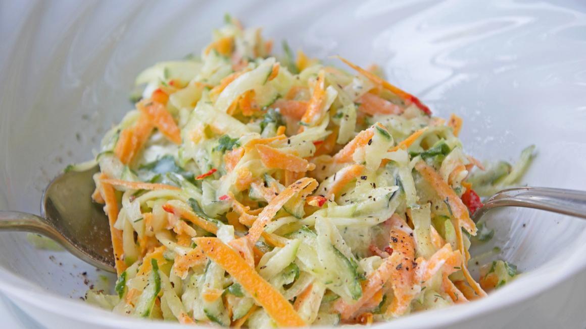 Rüebli-Gurken-Salat