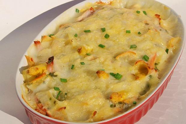 Nudelauflauf mit Spargel