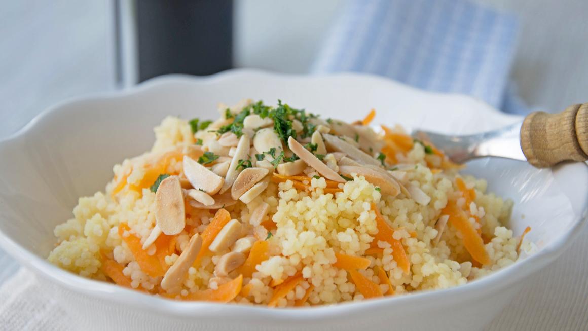 Rüebli-Mandel-Couscous