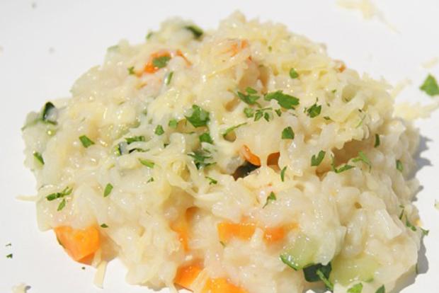 Veganes Zucchettirisotto mit Rüebli