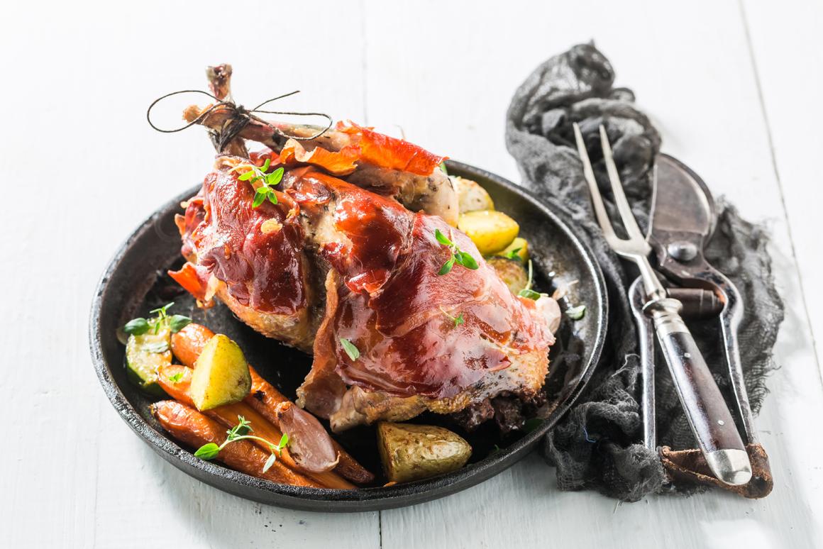 Fasanenbrust an herbstlicher Sauce