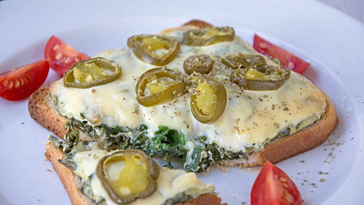 Spinat-Toast