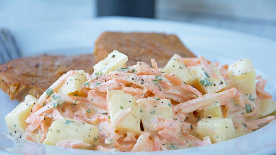 Rüeblisalat mit Ananas