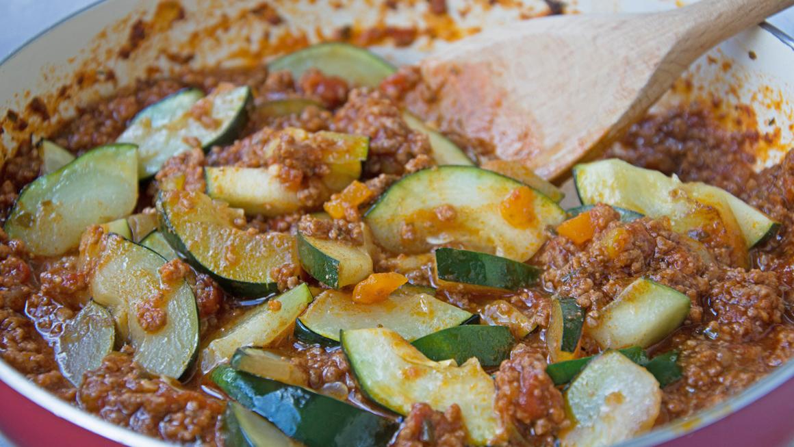Zucchetti-Hackpfanne