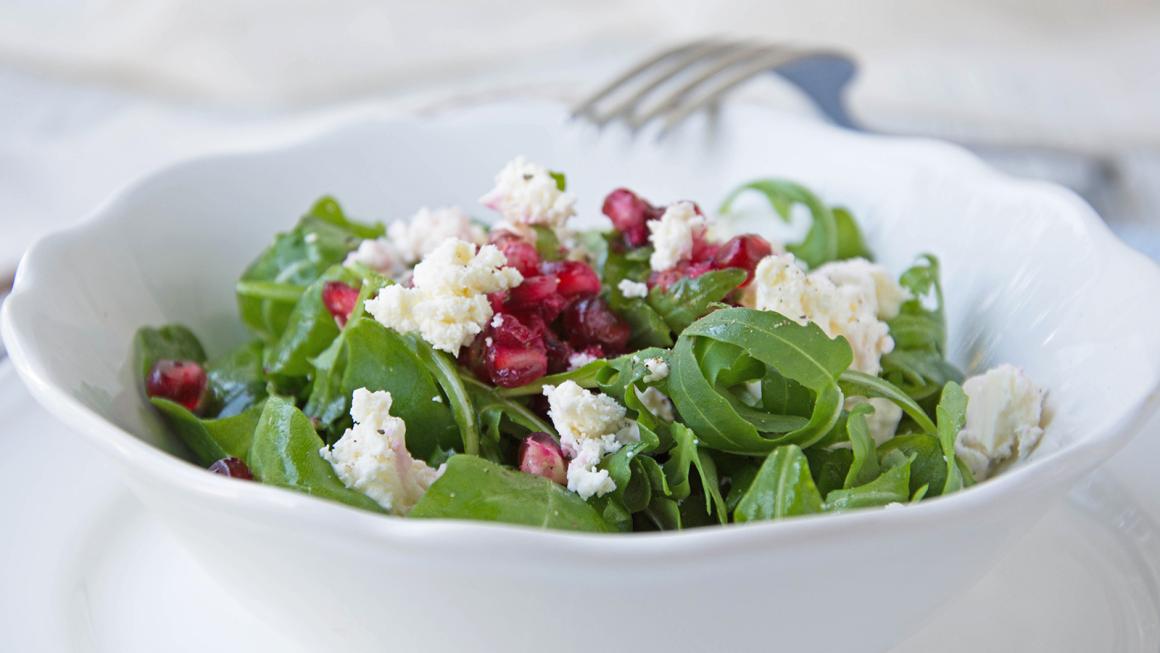 Rucola-Salat mit Fetakäse