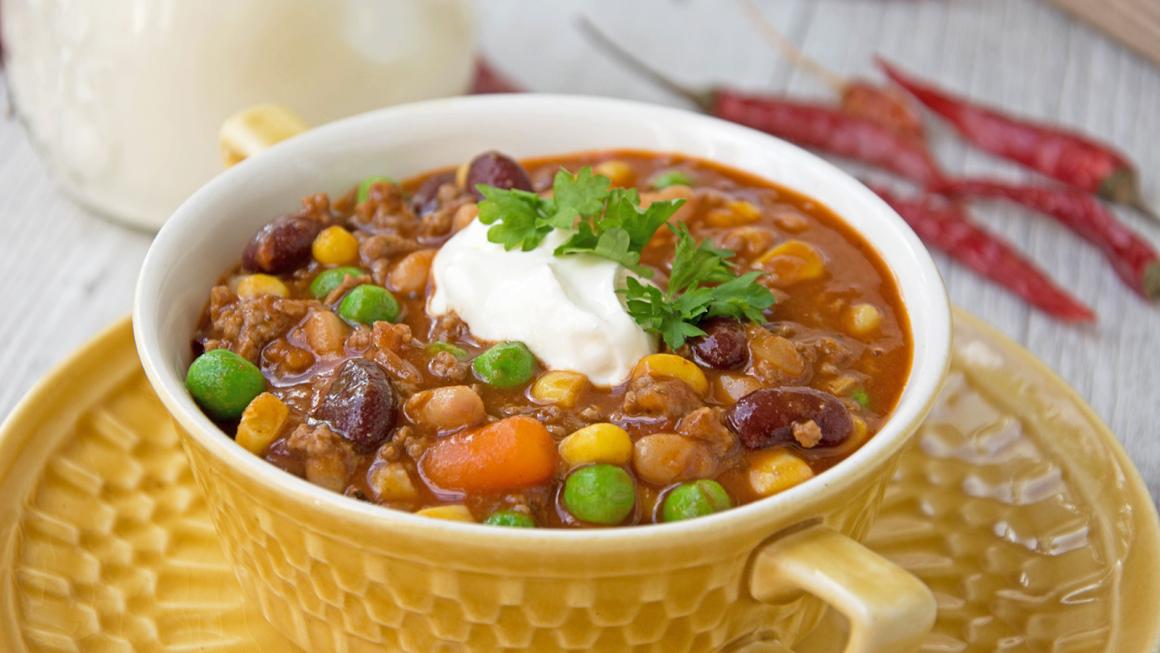 Chili con carne mit Gemüse