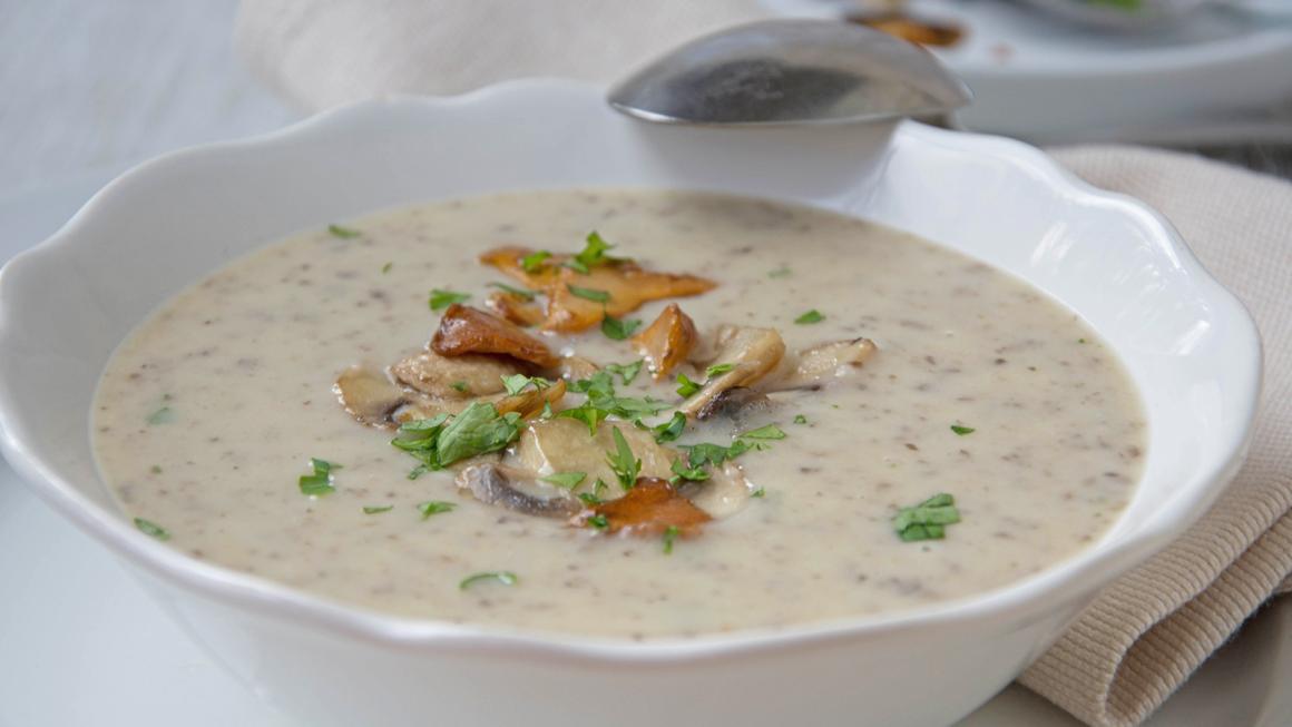 Pilz-Creme-Suppe