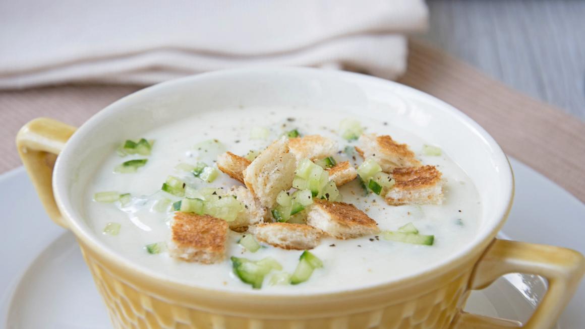 Gurkensuppe nach kalifornischer Art