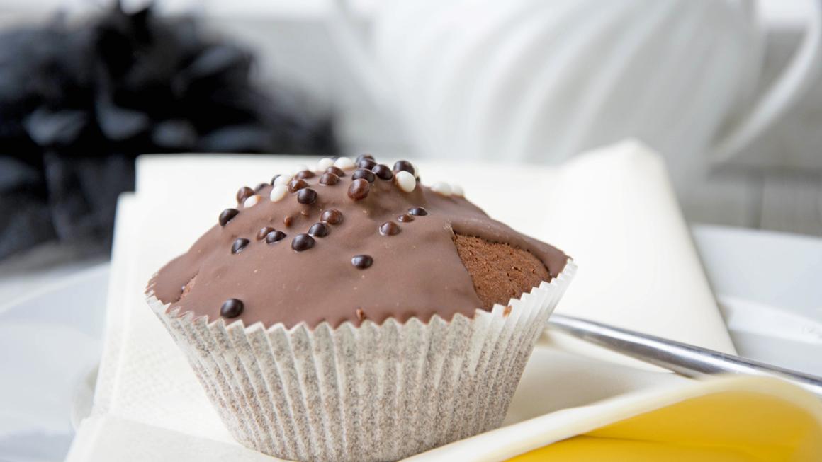 Weiche Schoggi-Muffins