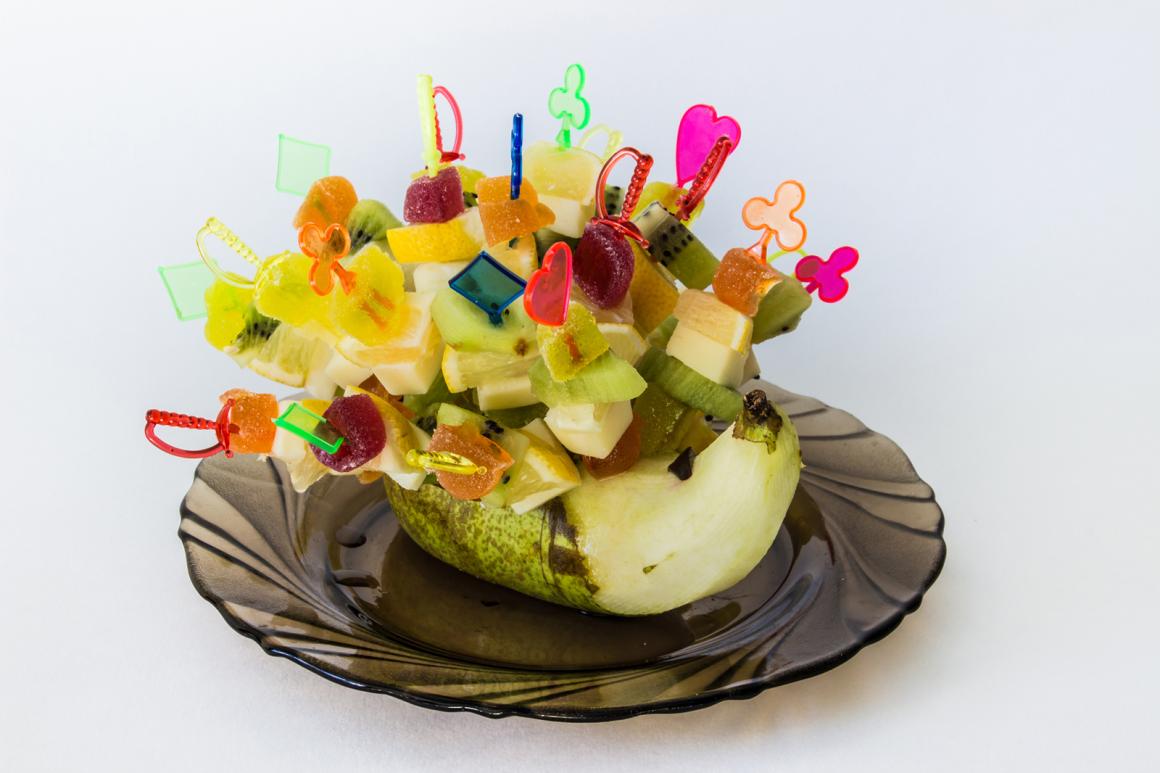 Obst-Käse-Spiesse