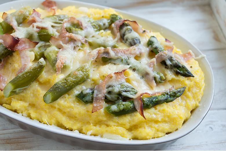 Polenta mit Spargel