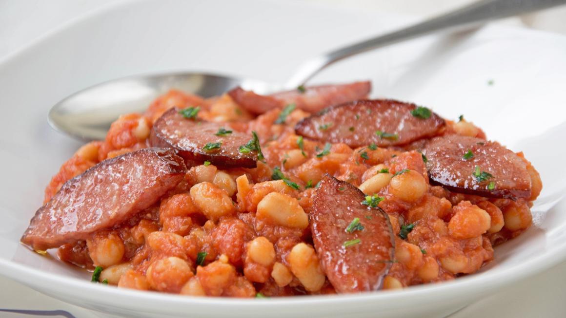 Weisse Bohnen mit Salsiccia