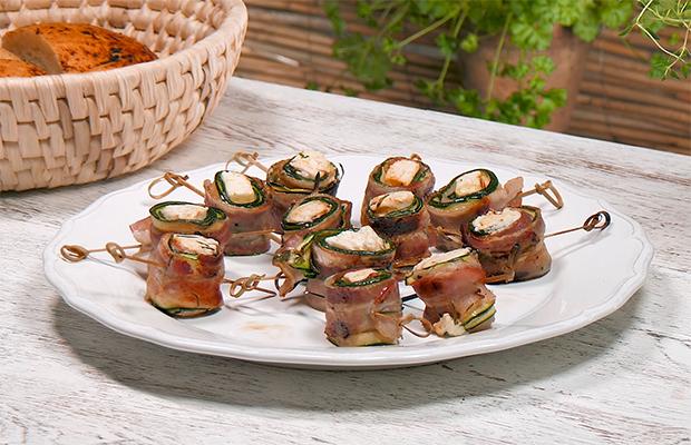 Zucchetti Speck Röllchen
