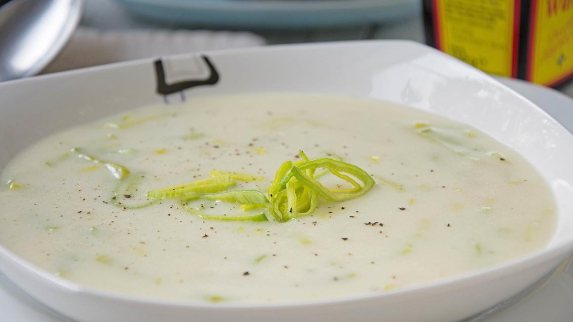 Käsesuppe mit Lauch