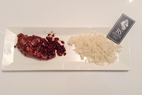 Pouletbrüstchen in Honig-Wein-Sauce