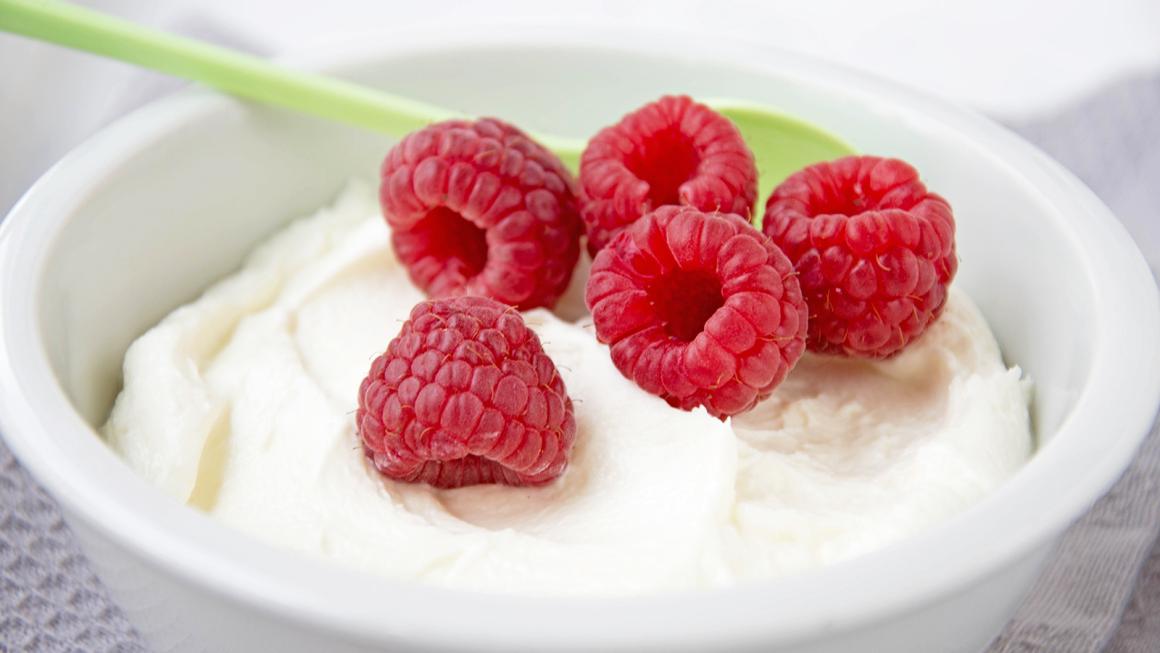 Himbeer-Joghurt-Dessert