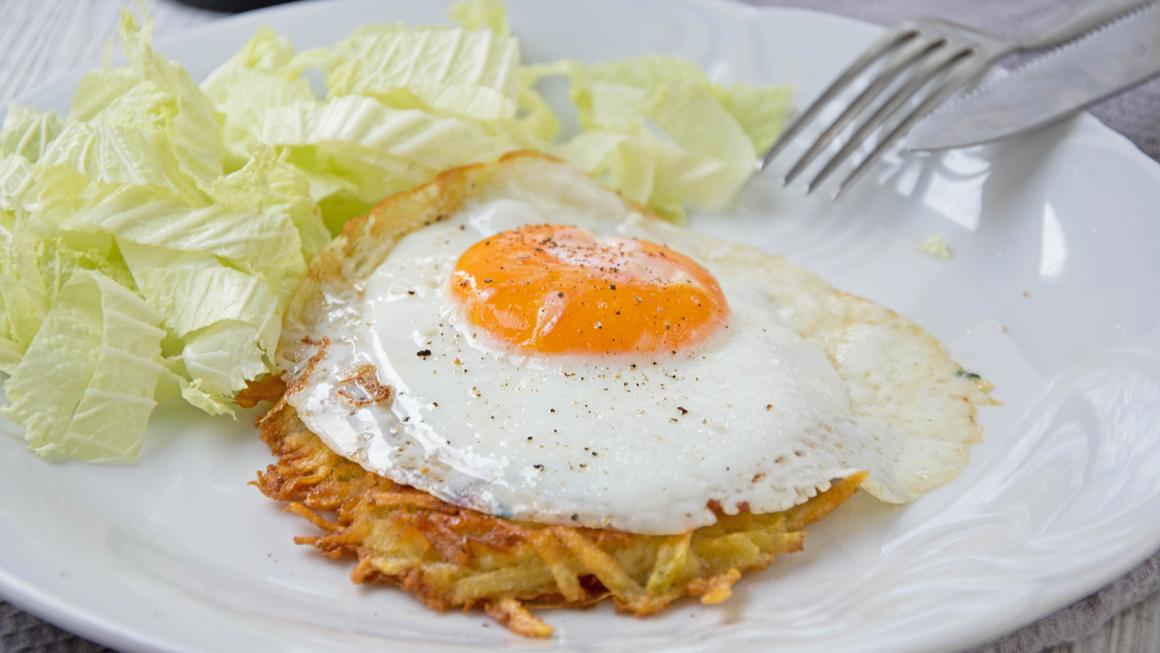 Rösti mit Spiegelei