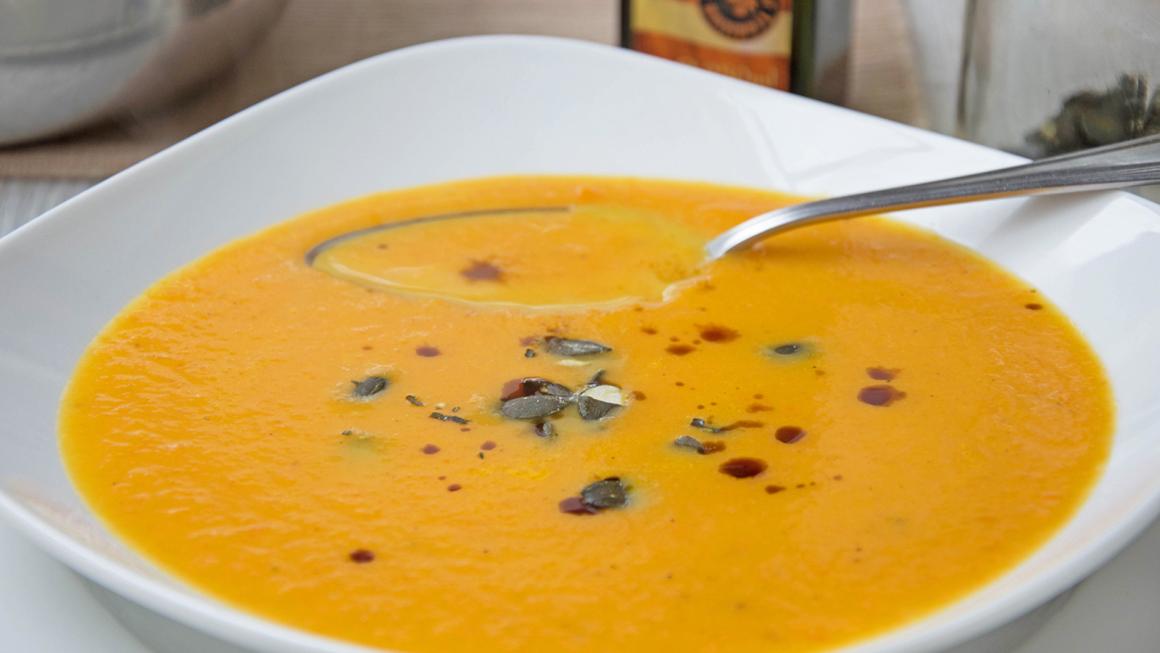 Kürbissuppe mit Butternut - Rezept