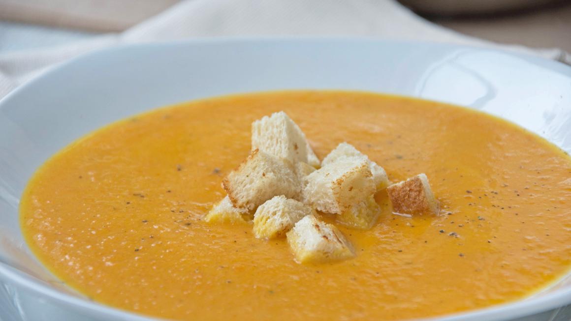 Kürbissuppe mit Ingwer