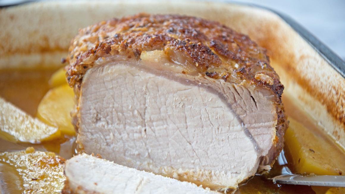 Schweinsbraten mit Kruste
