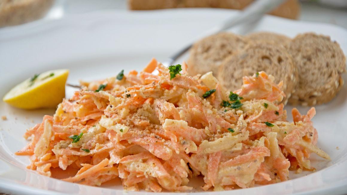 Rüeblisalat mit Ingwer