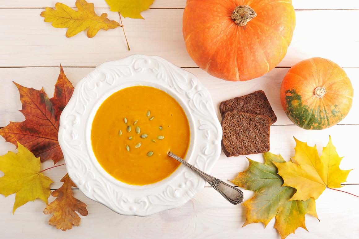 Kürbissuppe mit Curry