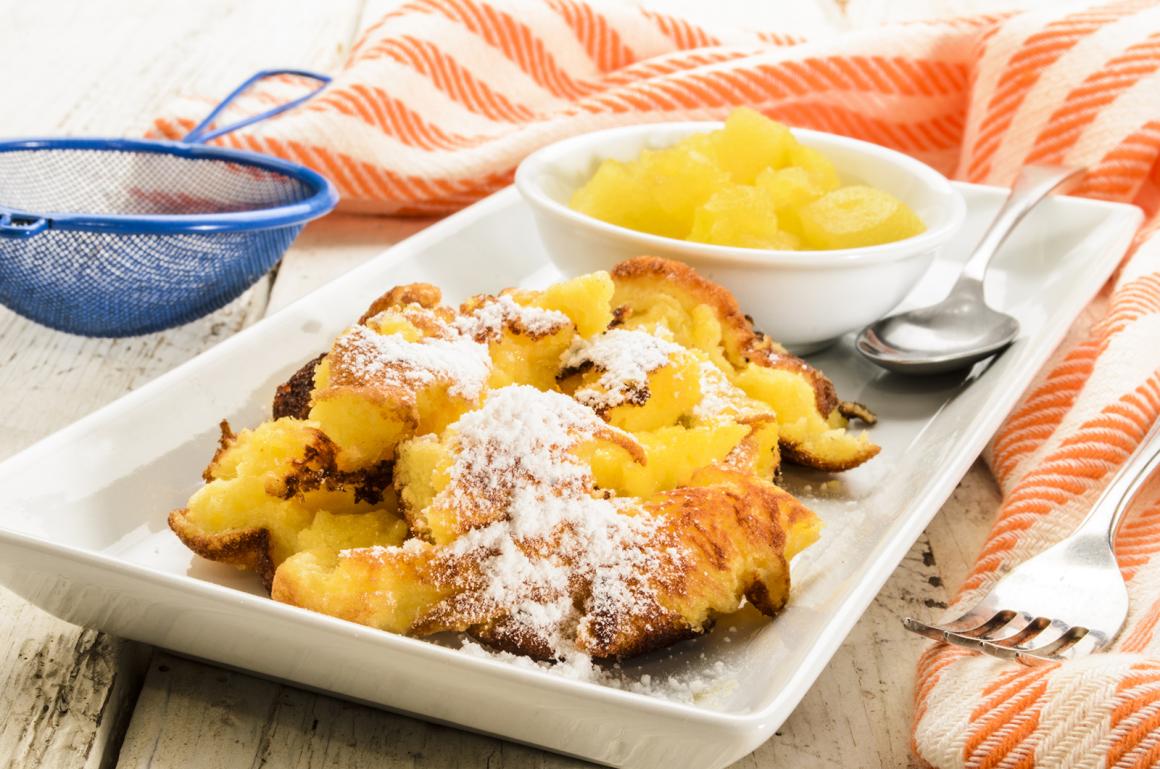 Kaiserschmarrn ohne Rosinen