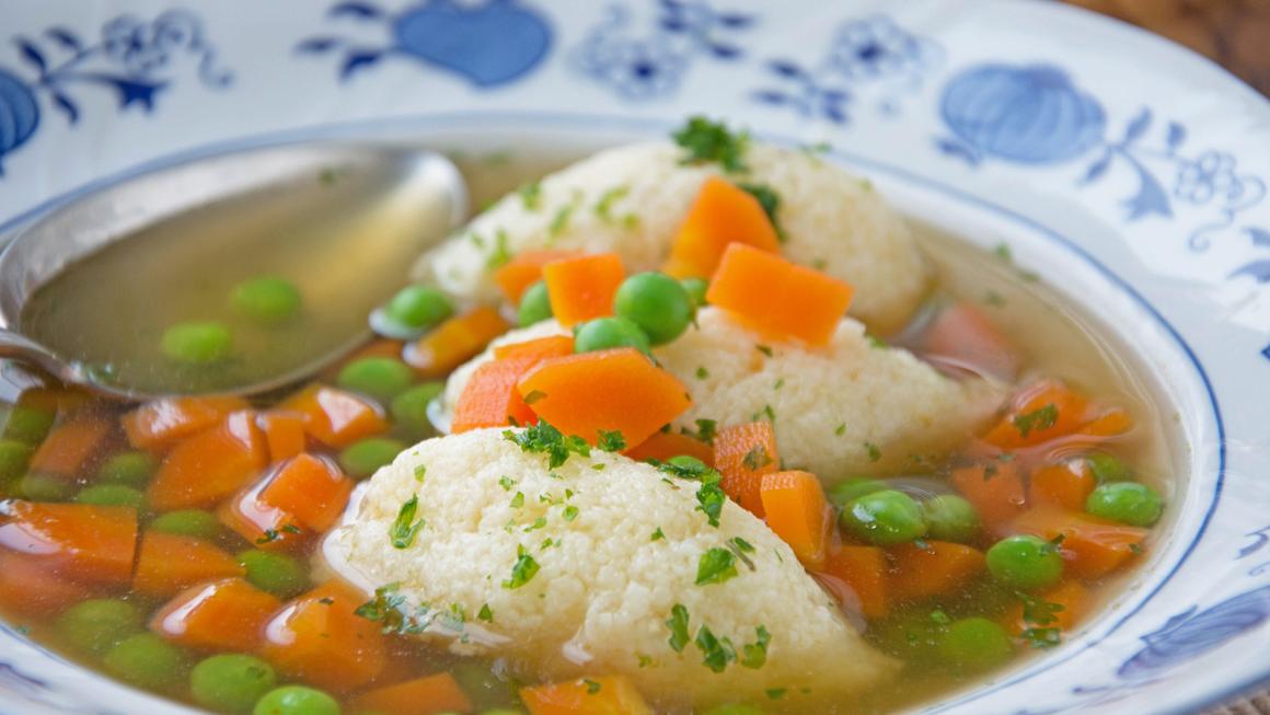 Petersilien-Erbsen-Suppe