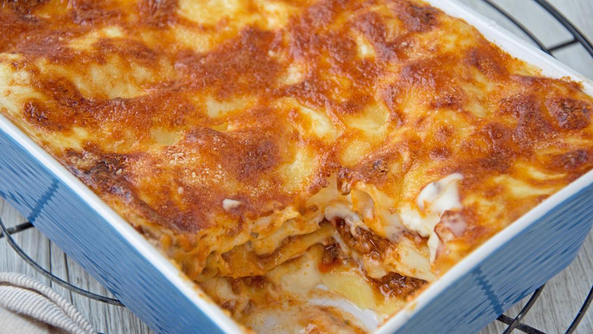 Lasagne mit Mozzarella