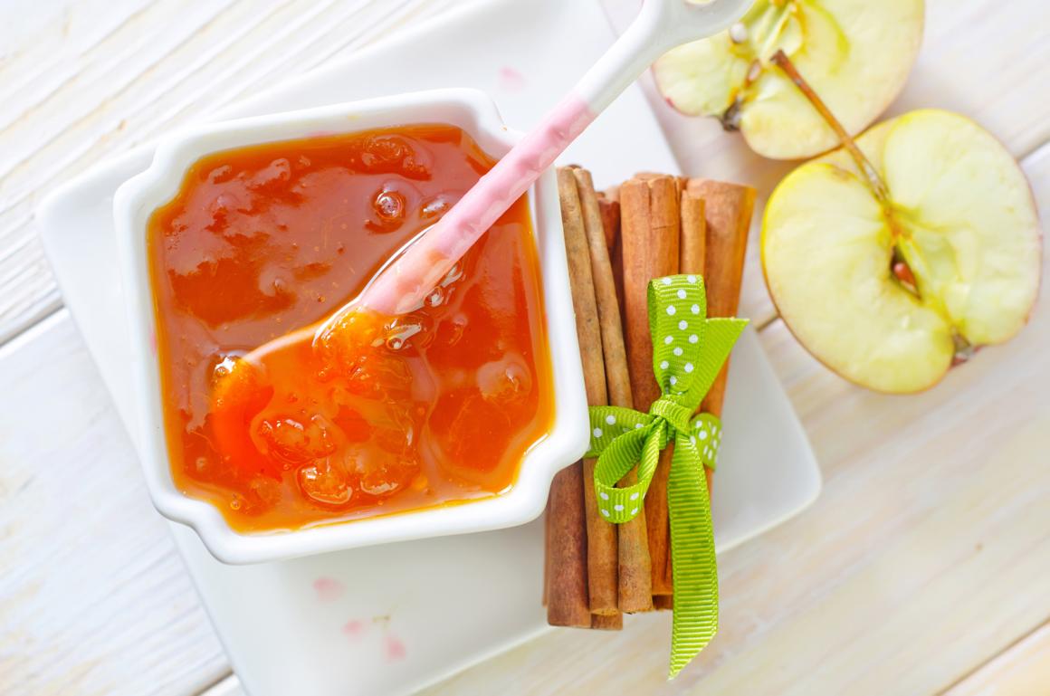Apfel-Ingwer-Marmelade mit Stevia