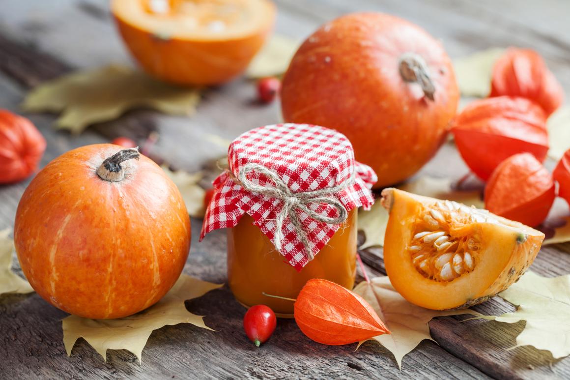 Halloween-Kürbis-Konfitüre